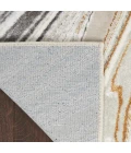 Nourison Glitz Grey Gold GLZ21 8 ft. Rect. Rug