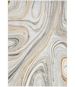 Nourison Home Glitz GLZ21 Grey Gold 2 ft. 3 in. X 7 ft. 6 in. Area Rug