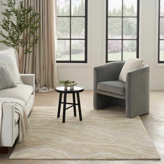 Nourison Graceful Beige GRU01 8 ft. X 10 ft. Rect. Rug