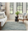 Nourison Graceful Blue GRU01 8 ft. X 10 ft. Rect. Rug