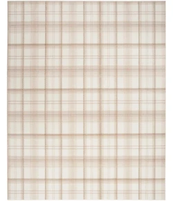 Nourison Home Grafix GRF03 Ivory Beige 8 ft. 6 in. X 12 ft. Area Rug