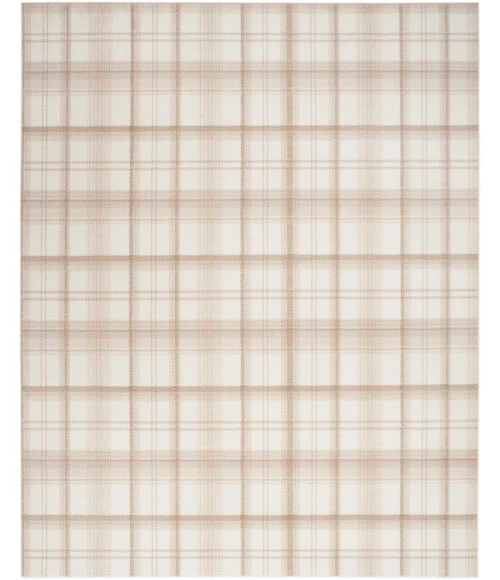 Nourison Grafix Ivory Beige GRF03 9 ft. X 12 ft. Rect. Rug