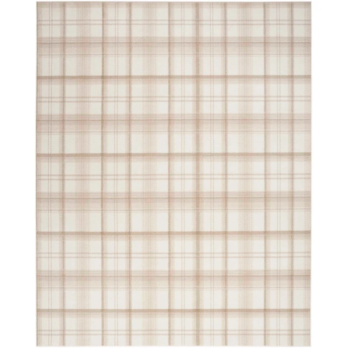 Nourison Grafix Ivory Beige GRF03 9 ft. X 12 ft. Rect. Rug