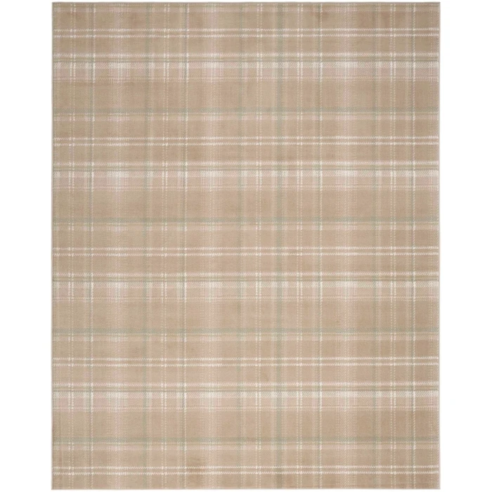 Nourison Grafix Taupe GRF03 9 ft. X 12 ft. Rect. Rug