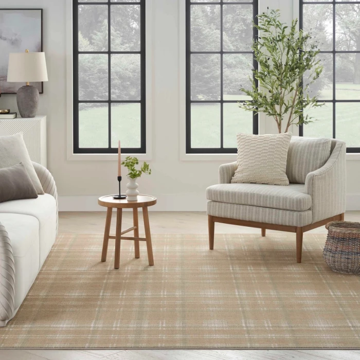 Nourison Grafix Taupe GRF03 9 ft. X 12 ft. Rect. Rug
