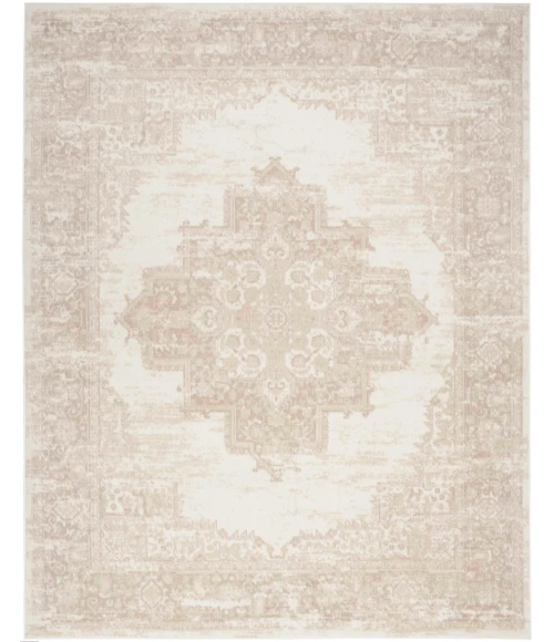 Nourison Grafix Ivory Beige GRF14 9 ft. X 12 ft. Rect. Rug