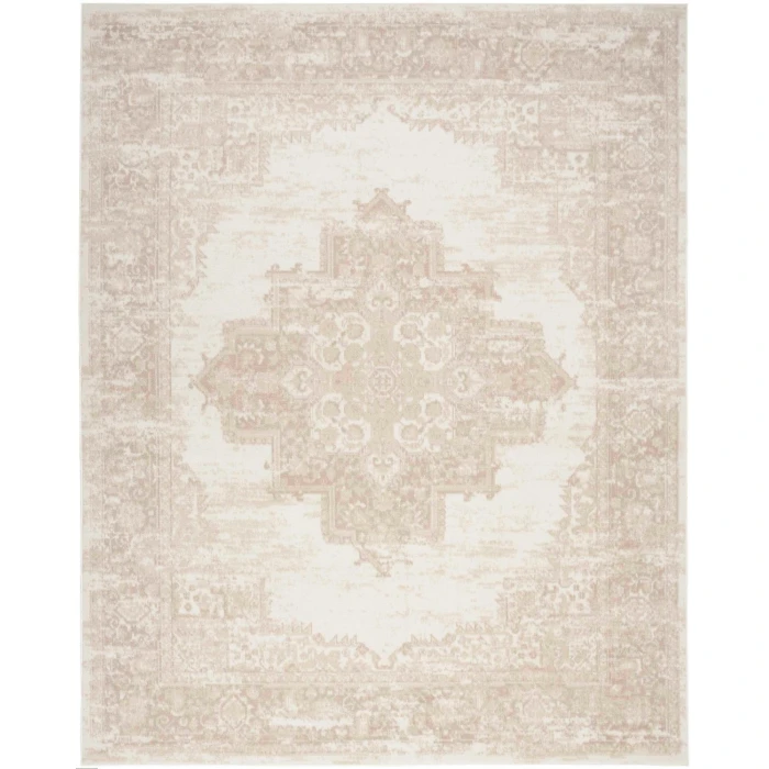 Nourison Grafix Ivory Beige GRF14 9 ft. X 12 ft. Rect. Rug