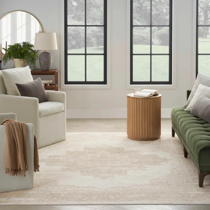 Nourison Grafix Ivory Beige GRF14 9 ft. X 12 ft. Rect. Rug