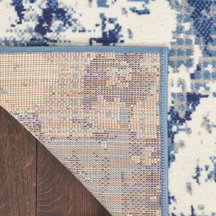 Nourison Grafix Navy Blue GRF38 9 ft. X 12 ft. Rect. Rug