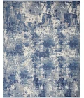 Nourison Grafix Navy Blue GRF38 9 ft. X 12 ft. Rect. Rug