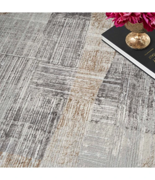 Nourison Sparkle Grey ILI04 8 ft. X 10 ft. Rect. Rug