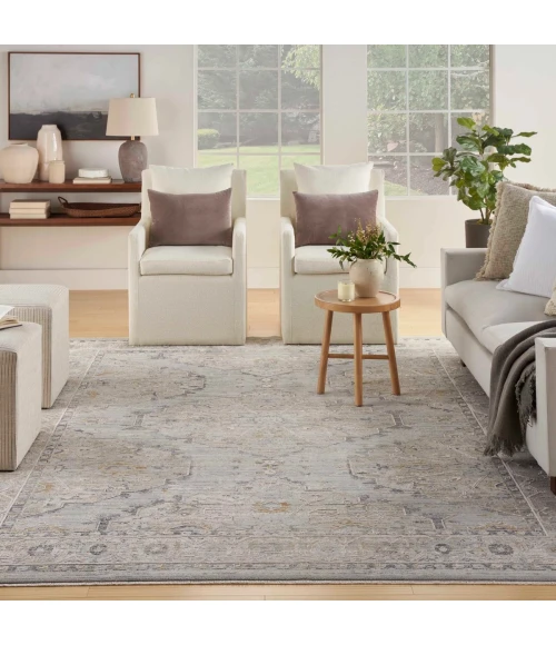 Nourison Lynx Light Blue LNX07 8 ft. X 10 ft. Rect. Rug