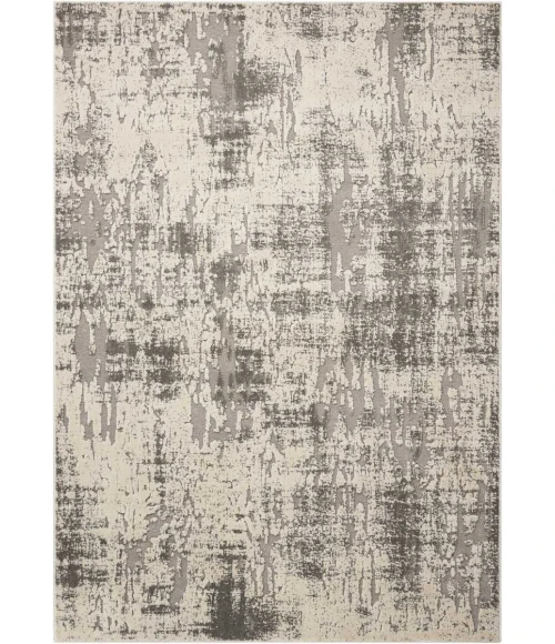 Michael Amini Gleam Area Rug MA602 Ivory/Grey