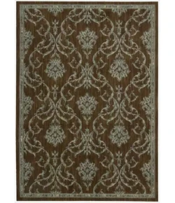 Nourison Home Radiant Impression Brown LK08 3ft.6in. x 5ft.6in. Rect. Rug
