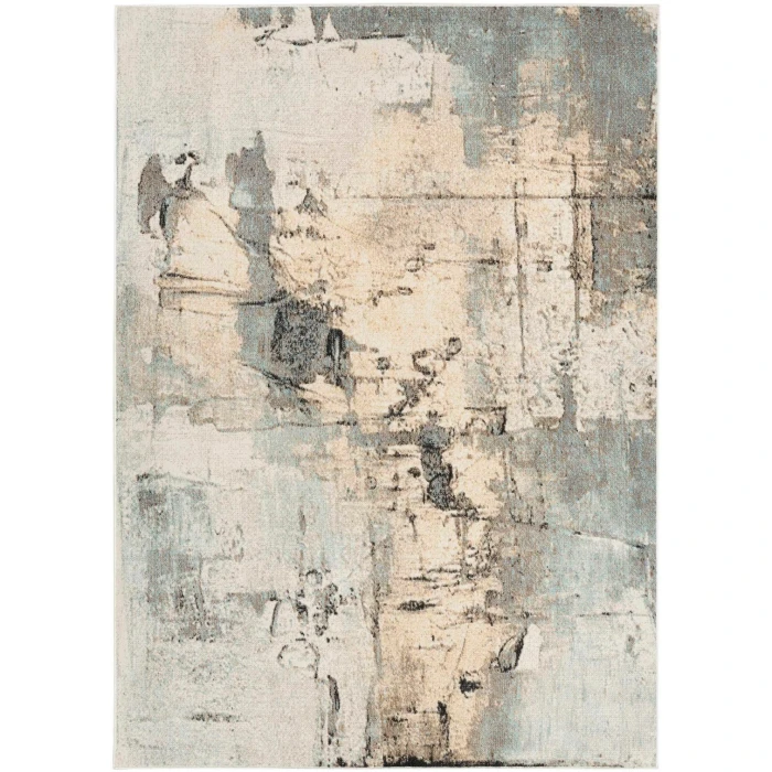 Nourison Washable Decor Blue WSD09 9ft. x 12ft. Rect. Rug