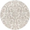 Nourison Home Jubilant JUB09 Ivory Beige 8 ft. Round Area Rug