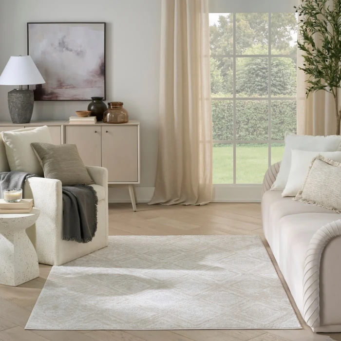 Nourison Dekor Beige DEK05 4 ft. X 6 ft. Rect. Rug
