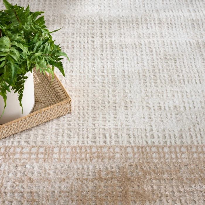 Nourison Dekor Ivory Beige DEK06 4 ft. X 6 ft. Rect. Rug