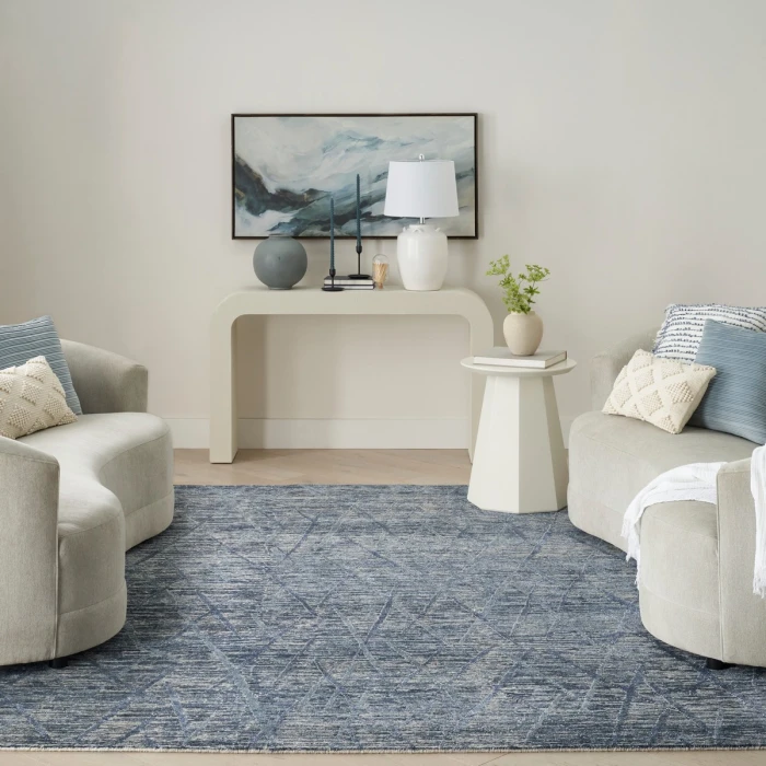 Nourison Ocean Indigo OCP02 8 ft. X 10 ft. Rect. Rug