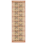 Nourison Nordic Rust Multicolor NRC06 2 ft. X 6 ft. Rect. Rug