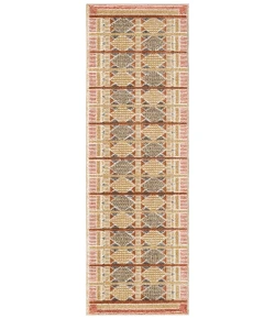 Nourison Home Nordic NRC06 Rust Multicolor 2 ft. X 6 ft. Area Rug
