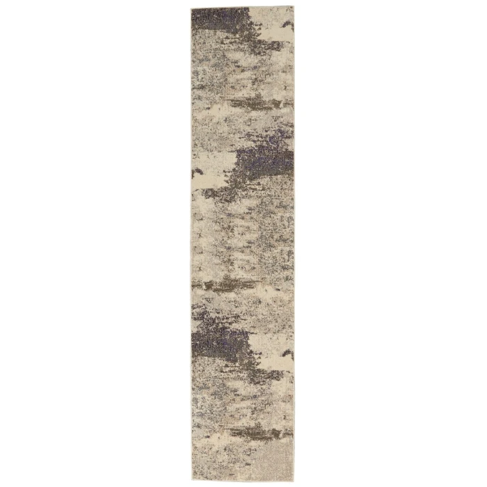 Nourison Celestial Runner Area Rug CES02-Ivory/Grey