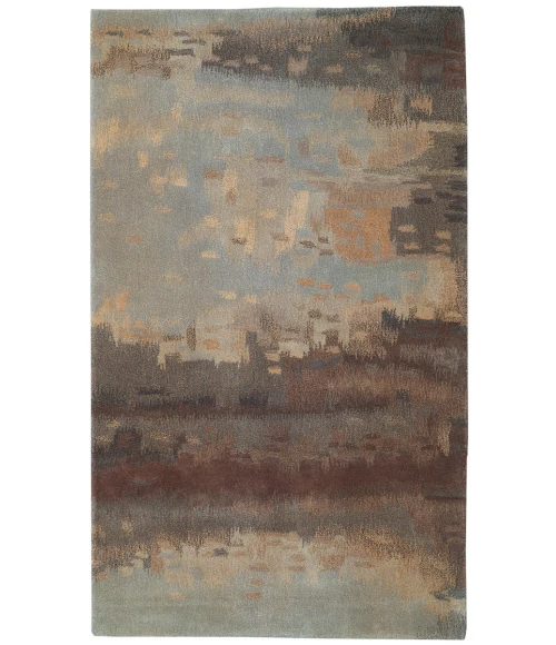 Calvin Klein Home Luster Wash Area Rug SW12 Slate