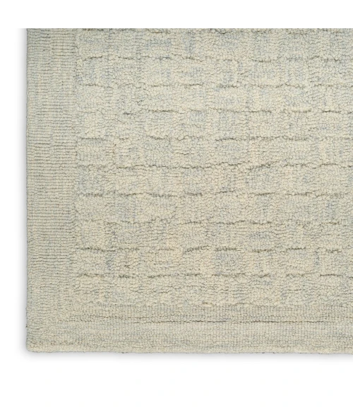 DKNY Pure Grids Light Blue PGR01 8 ft. X 10 ft. Rect. Rug