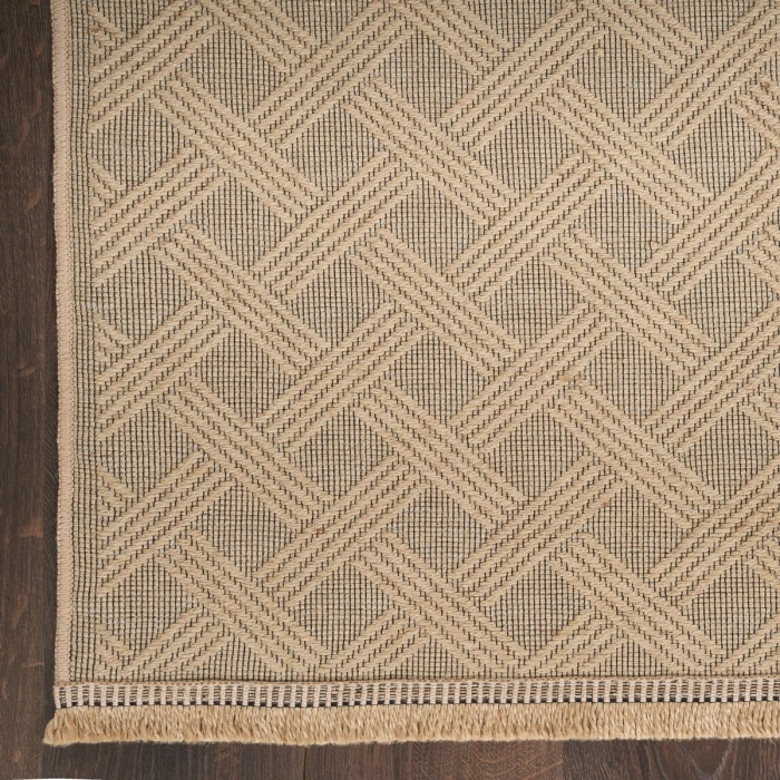 Nourison Washable Jute Natural WSJ02 2 ft. X 4 ft. Rect. Rug