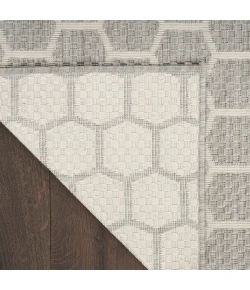 Nourison Home Twist Reversible Grey TWS01 5ft. x 7ft. Rect. Rug