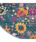 Nourison Passion Round Area Rug PSN01-Denim