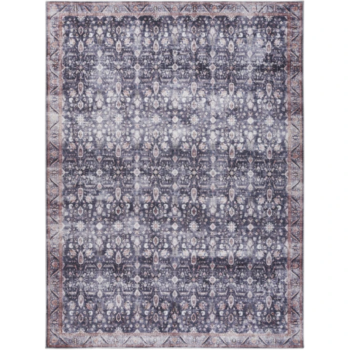Nourison Home Grand Washables Blue GRW06 5ft.3in. x 7ft.3in. Rect. Rug