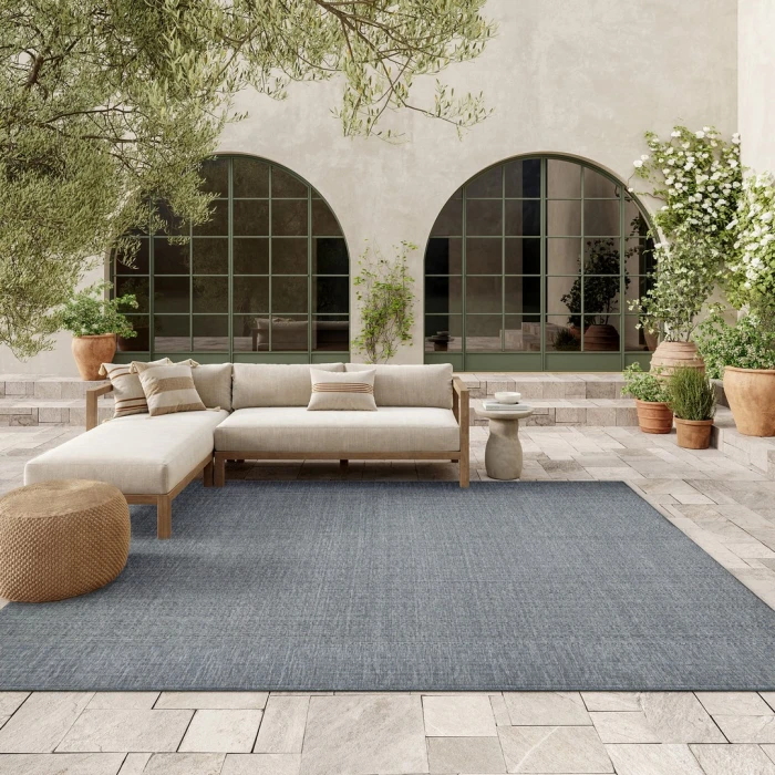 Nourison Tulum Denim TLM01 9ft. x 12ft. Rect. Rug