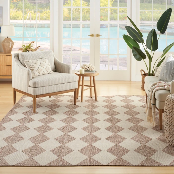 Nourison Positano Beige POS04 6 ft. X 9 ft. Rect. Rug
