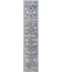 Nourison Quarry Blue QUA14 2ft.2in. x 10ft. Rect. Rug