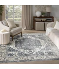 Nourison Quarry Navy Ivory QUA18 8 ft. X 10 ft. Rect. Rug