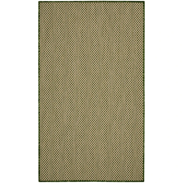 Nourison Courtyard Green COU01 2 ft. X 3 ft. Rect. Rug