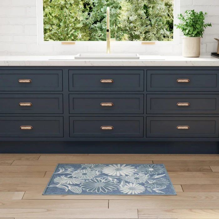 Nourison Aloha Blue ALH33 2 ft. 8 in. X 4 ft. Rect. Rug