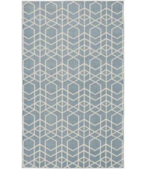Nourison Home Washable Charm Blue WCH01 2ft. x 3ft. Rect. Rug