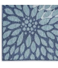 Nourison Home Garden Oasis Blue GOA06 2ft. x 4ft. Rect. Rug
