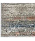 Nourison Home Rustic Textures Grey RUS12 3ft.11in. x 5ft.11in. Rect. Rug