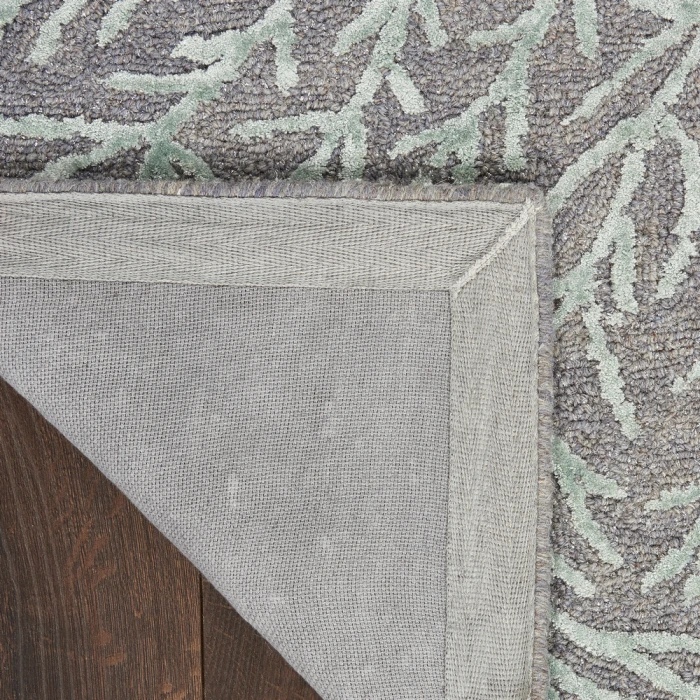 Michael Amini Ma30 Star Area Rug SMR03 Slate/Teal