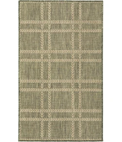 Nourison Home Horizon Indoor/Outdoor Green HOZ04 3ft. x 5ft. Rect. Rug