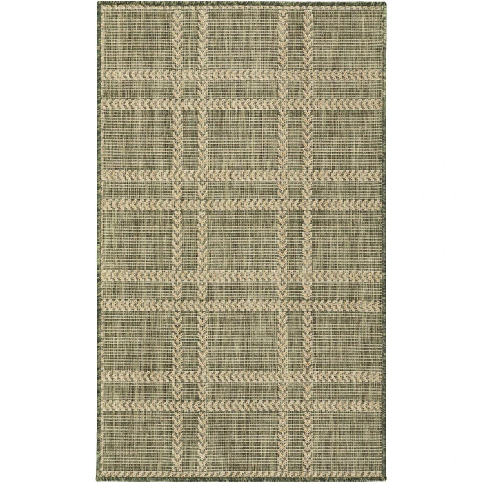 Nourison Home Horizon Indoor/Outdoor Green HOZ04 3ft. x 5ft. Rect. Rug