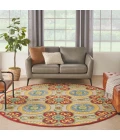 Nourison Aloha Area Rug ALH30 Red/Multi