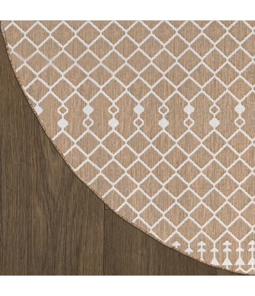 Nourison Positano Jute POS02 4ft. Round Rug