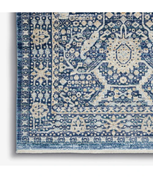 Nourison Home Lustrous Weave Blue LUW03 2ft.2in. x 7ft.6in. Rect. Rug