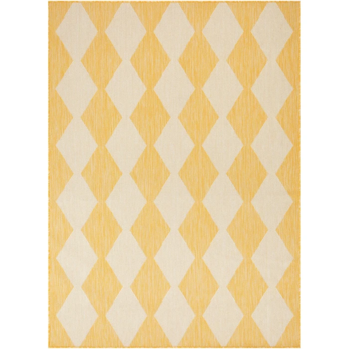 Nourison Positano Yellow POS04 6ft. x 9ft. Rect. Rug
