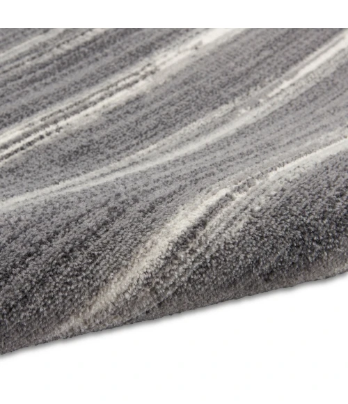 Calvin Klein CK011 Verdant Charcoal Ivory VRD03 5 ft. X 7 ft. Rect. Rug