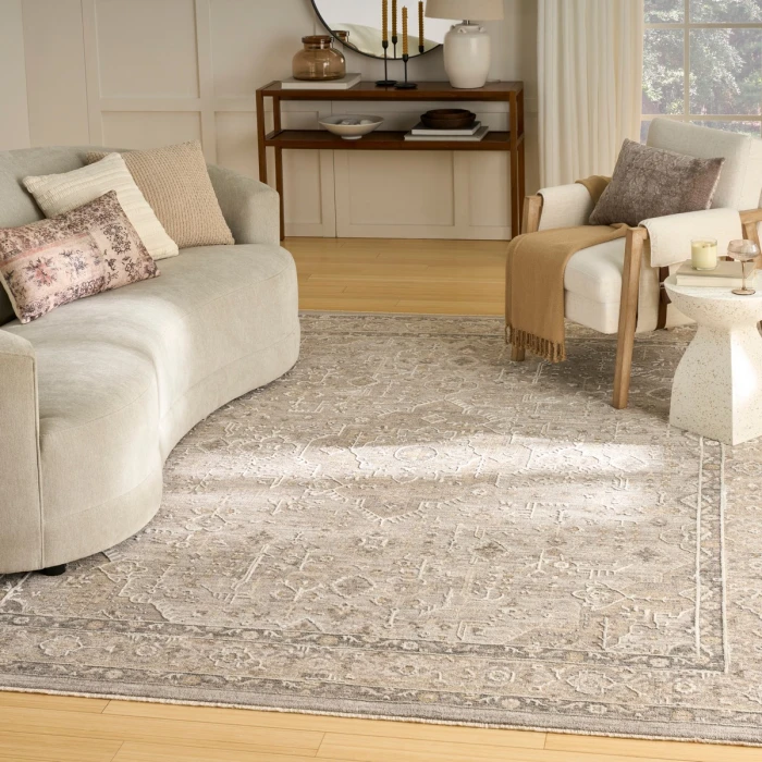 Nourison Retreat Grey RET02 10 ft. X 13 ft. Rect. Rug